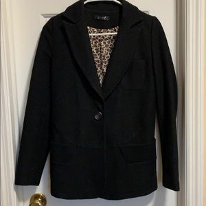 Black double breast blazer, size M from Japan